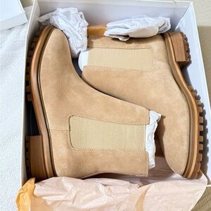 Quince Desert Suede Chelsea Ankle Boots